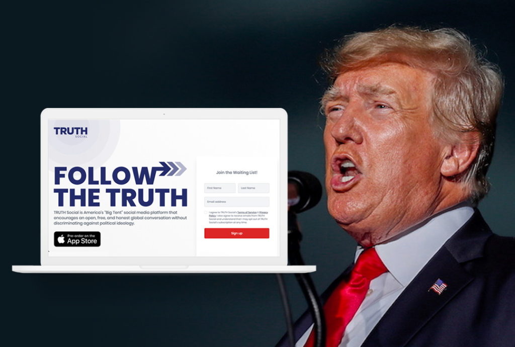 دونالد ترامپ شبکه اجتماعی خود با نام TRUTH Social را راه اندازی کرد