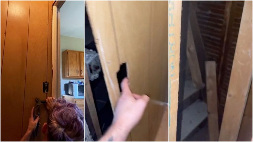 حیرت کاربر تیک تاک از کشف یک اتاق مخفی در خانه‌اش + ویدیو