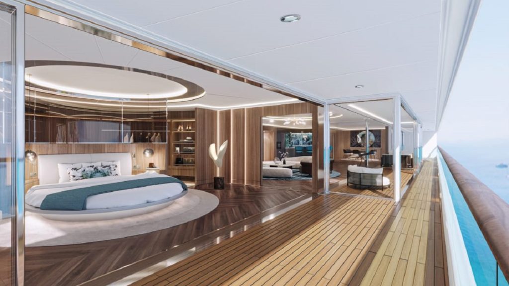 فضای داخلی Somnio بزرگ ترین قایق تفریحی جهان چه شکلی خواهد بود؟