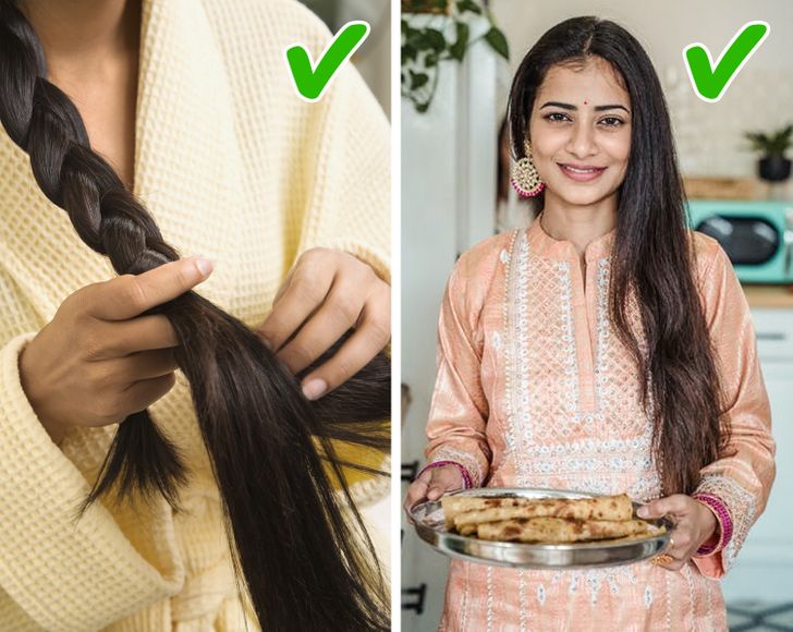 چرا زنان هندی با موهای بافته می خوابند؟