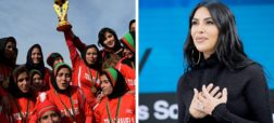 انتقال دختران فوتبالیست افغان به انگلیس با کمک کیم کارداشیان