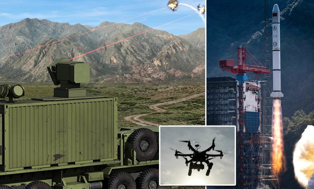 ساخت قوی ترین سلاح لیزری جهان با قدرت ۳۰۰ کیلووات برای نابود کردن تهدیدات هوایی