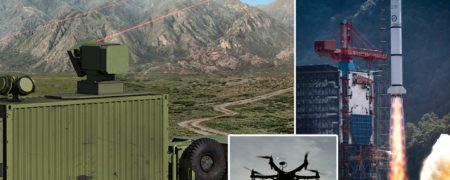 ساخت قوی ترین سلاح لیزری جهان با قدرت ۳۰۰ کیلووات برای نابود کردن تهدیدات هوایی