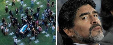 مارادونا بدون قلب دفن شد!