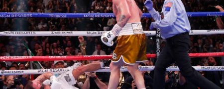 کانلو آلوارز مکزیکی با ناک اوت کردن کیلب پلنت در راند یازدهم به تاریخ پیوست + ویدیو