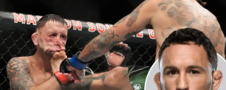 صورت غیرقابل شناسایی فرانکی ادگار پس از ضربه مهلک پای مارلون ورا + ویدیو