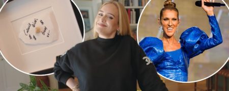 آدامس جویده شده سلین دیون، پرافتخارترین دارایی ادل!