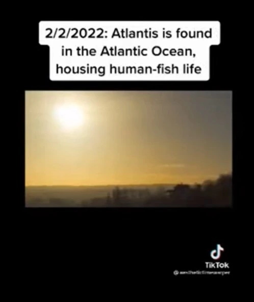 یک کاربر تیک تاکی که مدعی سفر در زمان است می گوید که از سال 2714 آمده و زمانی را پیش بینی کرده که یک گونه انسانی شبیه ماهی و دنیای موازی کشف خواهد شد.