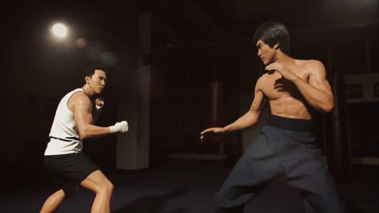 انیمیشن مبارزه دانی ین و بروس لی در حساب اینستاگرامی این بازیگر هنگ کنگی