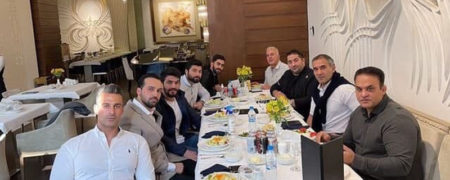 سلفی احمدرضا عابدزاده و حسن یزدانی در کنار قاضی فیلتر کننده تلگرام و واکنش کاربران