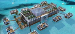افتتاح هتل شناور دبی تا سال ۲۰۲۳؛ هتلی لاکچری با ویلاهای غوطه‌ور در آب و هلی‌پد