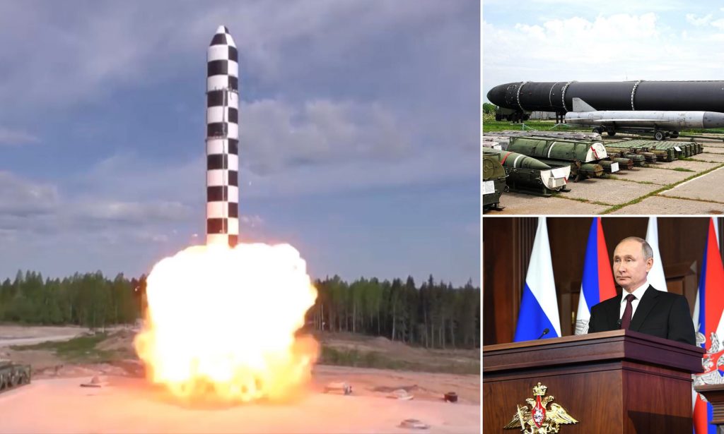 موشک مافوق صوت جدید روسیه با نام Satan-2 ؛ برد ۱۶,۰۰۰ مایلی و ۱۲ کلاهک هسته‌ای
