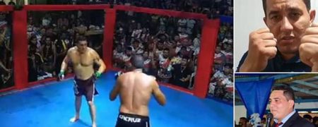 دعوای دو سیاستمدار برزیلی در رینگ بوکس برای حل اختلافات سیاسی + ویدیو
