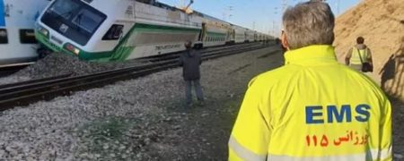 جزئیات برخورد دو قطار شهری در خط پنج متروی تهران