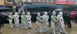 گرداندن ناقضان قرنطینه کرونایی در شهری در چین + ویدیو