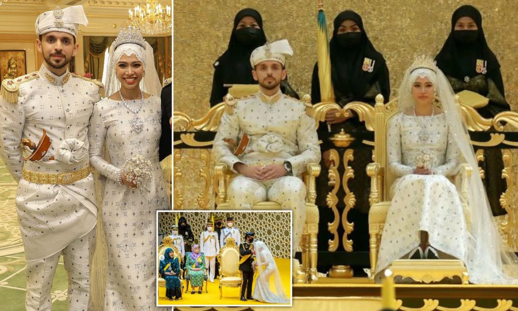 تصاویر عروسی مجلل دختر سلطان برونئی در جشنی یک هفته ای + ویدیو