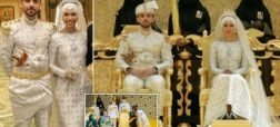 تصاویر عروسی مجلل دختر سلطان برونئی در جشنی یک هفته ای + ویدیو