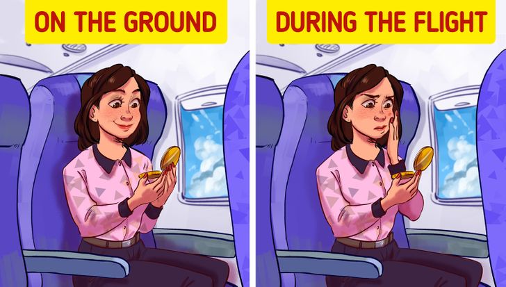 9 اتفاق عجیبی که هنگام سفر با هواپیما برای بدن رخ می دهد