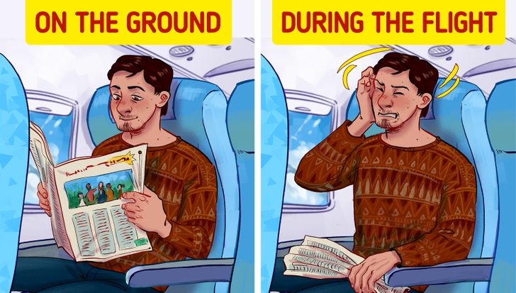 اتفاقاتی که در سفر با هواپیما برای بدن رخ می دهد