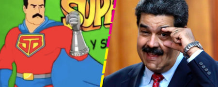 انتشار کارتونی در ونزوئلا به نام «سوپر سبیل» با بازی نیکلاس مادورو در نقش سوپرمن + ویدیو