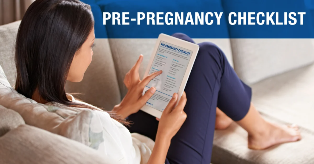 چک لیست قبل از بارداری ؛ کارهای مهمی که باید قبل از باردار شدن انجام دهید