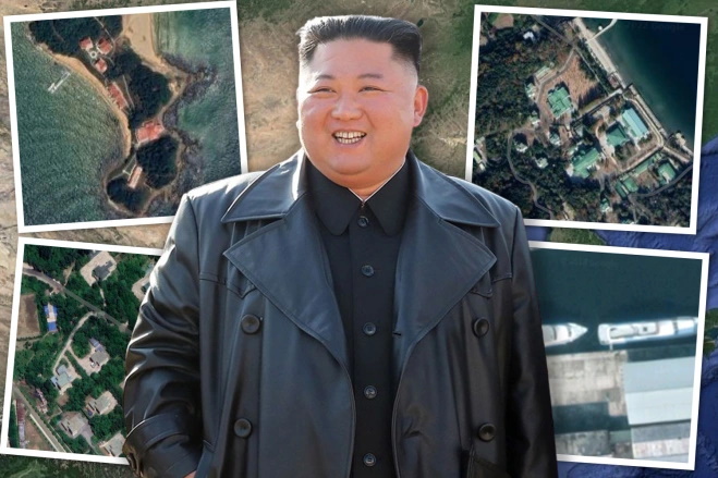 تصاویر جدید ماهواره‌ای افشا کننده زندگی مجلل رهبر و مقامات ارشد سیاسی کره شمالی