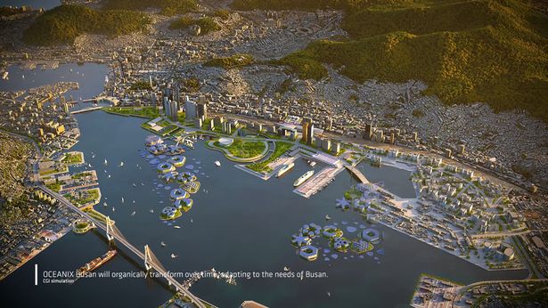 طرح های اولین شهر شناور جهان با قابلیت اسکان ۱۲ هزار نفر رونمایی شد