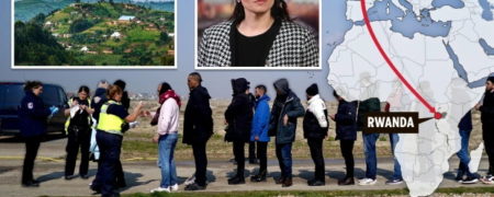 بریتانیا از این پس مهاجران غیرقانونی که از کانال مانش عبور می کنند را به رواندا می فرستد