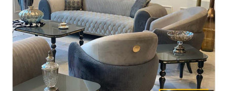 چیدمان مبل سلطنتی و راحتی باهم