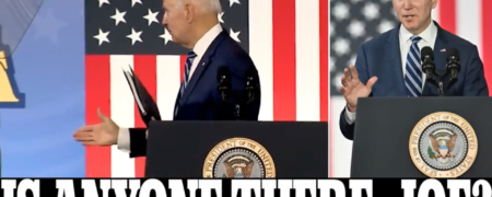 گاف های سخنرانی دیروز جو بایدن: از دست دادن با هوا تا ادعای استادی دانشگاه + ویدیو