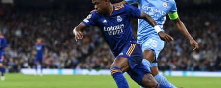 واکنش دیده نشده پپ گواردیولا به محو شدن فرناندینیو توسط وینیسیوس + ویدیو