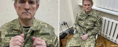 ویکتور مدودچوک، سیاستمدار اوکراینی حامی پوتین، بعد از هفته‌ها فرار دستگیر شد