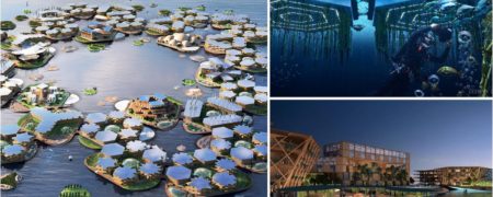 رونمایی از طرح اولین شهر شناور جهان با قابلیت اسکان ۱۲ هزار نفر + ویدیو