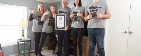 خانواده آمریکایی رکورد جهانی بلندقدترین خانواده جهان را در گینس به نام خود ثبت کرد