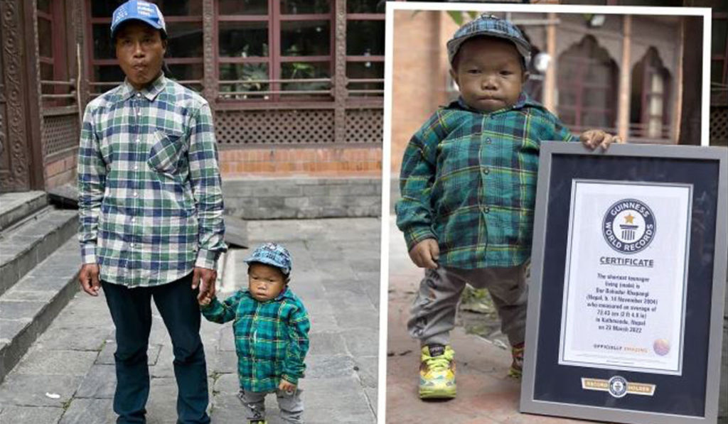 پسر ۷۳ سانتی نپالی، کوتاه قدترین نوجوان جهان شد