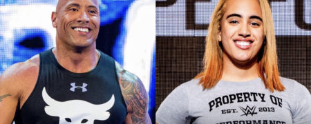 دختر دواین جانسون نام مستعار جدیدش در دنیای کشتی کج حرفه ای WWE را اعلام کرد