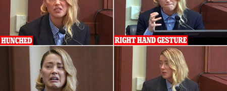 تحلیل روانشناختی رفتار امبر هرد در دادگاه از دیدگاه یک کارشناس زبان بدن + ویدیو