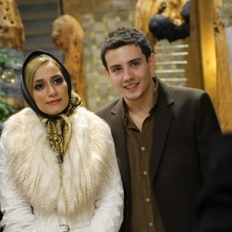 امیر کاظمی و همسرش