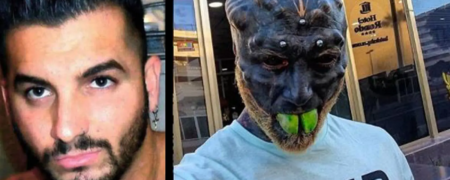 آنتونی لوفردو ، «بیگانه سیاه»، برای آدم فضایی شدن اندام جنسی‌اش را دو نیم می‌کند!