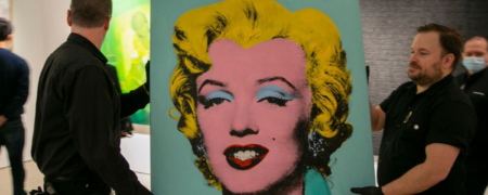 پرتره ابریشمی مرلین مونرو با قیمت باورنکردنی ۱۹۵ میلیون دلار فروخته شد