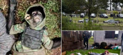 جسد میمون یکی از اعضای کارتل مواد مخدر مکزیک با جلیقه ضد گلوله پیدا شد!