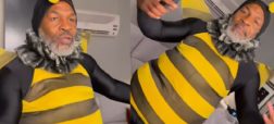 حضور مایک تایسون با لباس زنبور در برنامه تلفظ لغت جیمی کیمل + ویدیو