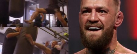 تمرینات کانر مک گرگور بعد از مصدومیت هولناک پای چپ و بازگشت قریب الوقوع + ویدیو