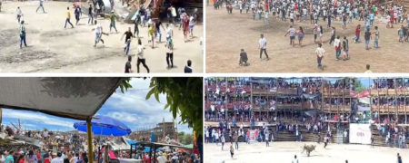 ریزش جایگاه تماشاچیان در یک میدان گاوبازی در کلمبیا؛ ۴ کشته و ۷۰ مجروح + ویدیو