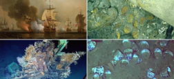 کشف کشتی غرق شده اسپانیا در ۳۰۰ سال پیش با گنجی ۱۷ میلیارد دلاری + ویدیو