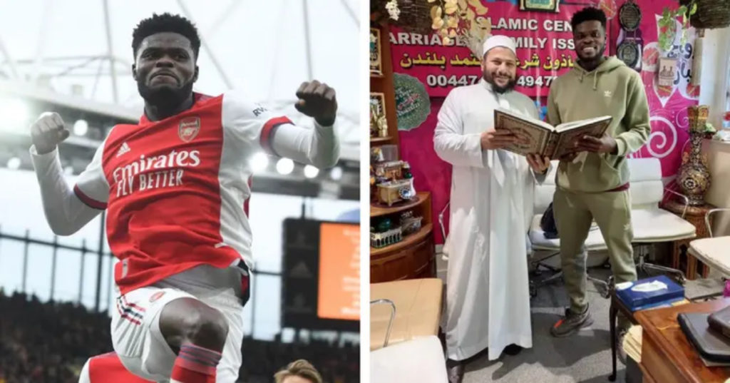 ستاره غنایی تیم فوتبال آرسنال پس از آشنایی با دختری مراکشی مسلمان شد