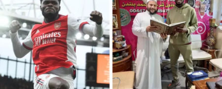 ستاره غنایی تیم فوتبال آرسنال پس از آشنایی با دختری مراکشی مسلمان شد