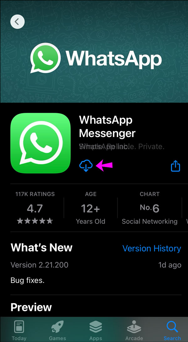 بازیابی پیام های حذف شده واتساپ در آیفون