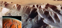 تصاویر جدید از «دره مارینر» در مریخ منتشر شد