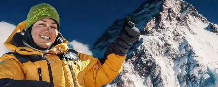 افسانه حسامی فرد ؛ اولین کوهنورد زن ایرانی که توانست قله کی ۲ را فتح کند
